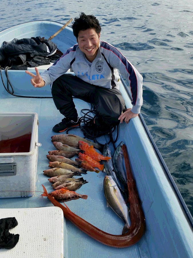 竹中福太郎の趣味の釣りの写真です。