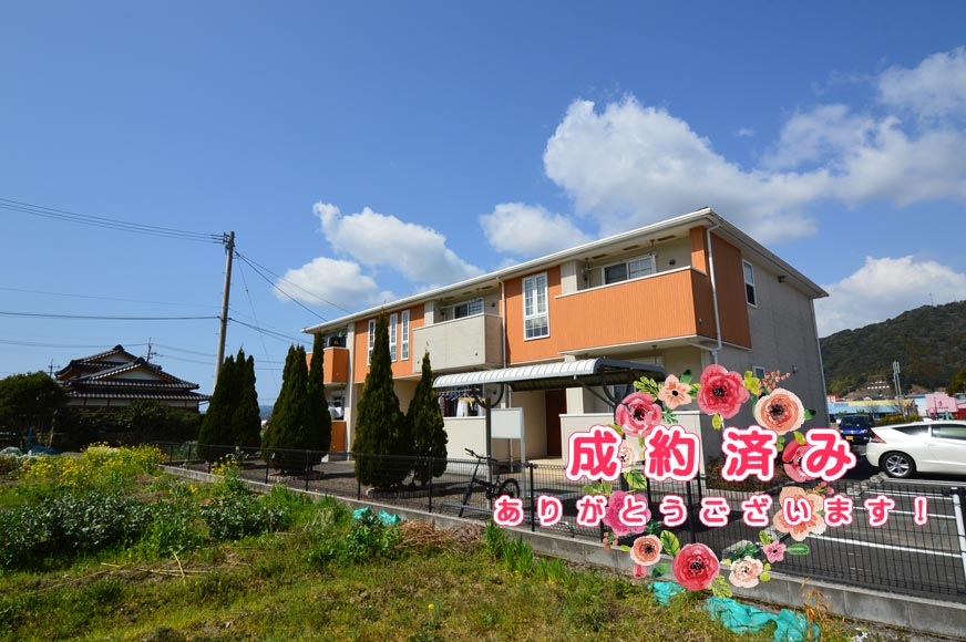 宿毛市の賃貸アパート外観